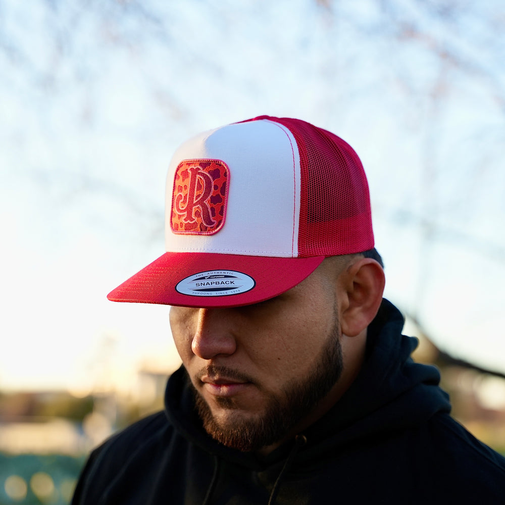RED CWPRNT PATCH/ RED & WHITE CAP
