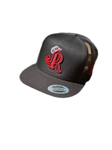 RED CHAVALON JR ALL BLACK CAP
