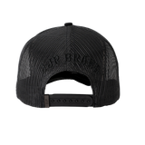 BLACK JJR COWHIDE CAP