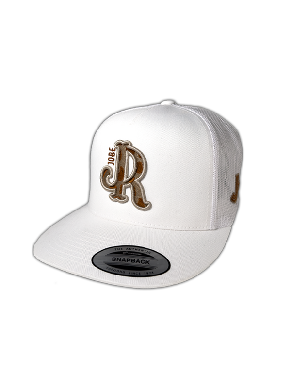 MOCHA CWPRNT JR WHITE CAP