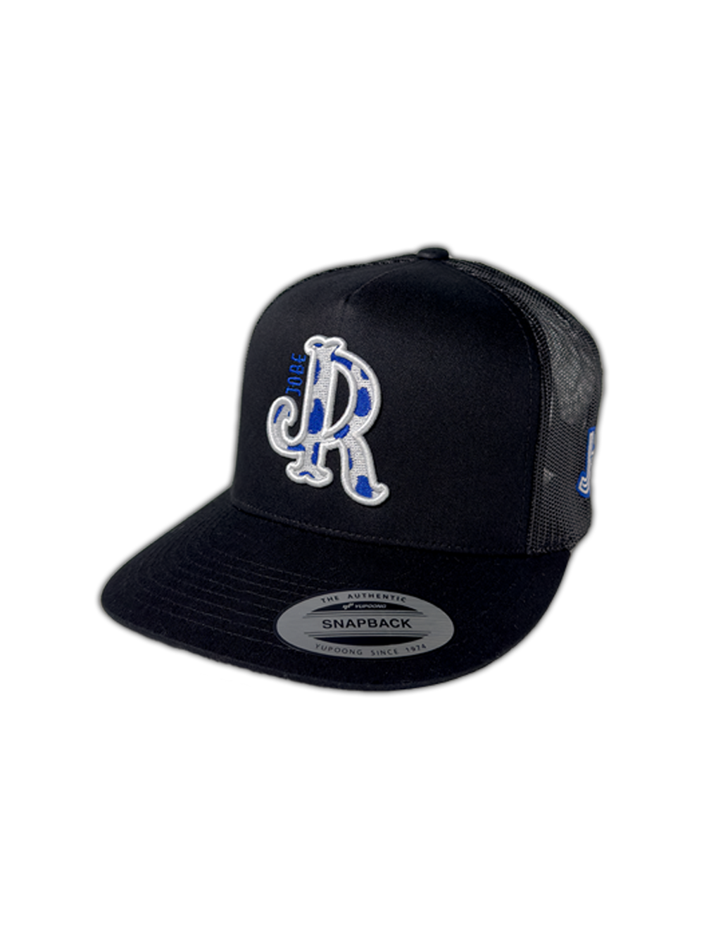 ROYAL BLUE CWPRNT JR BLACK CAP