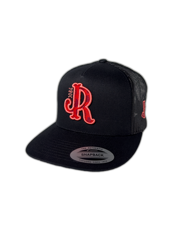 STRAWBERRY CWPRNT JR BLACK CAP