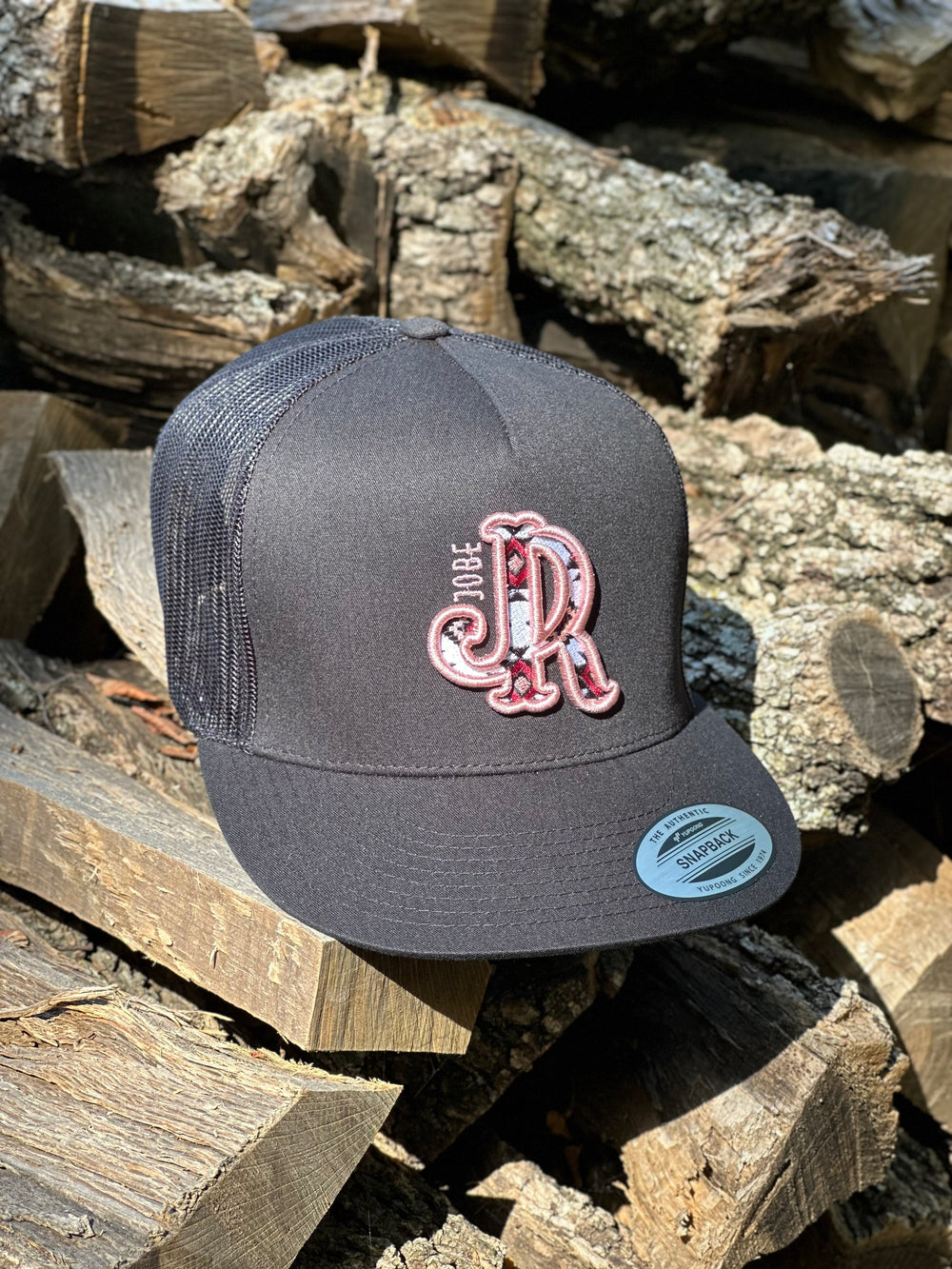 ROSE GOLD AZTEC BLK HAT