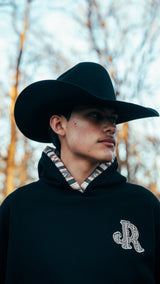 BLACK AZTEC JJR HOODIE