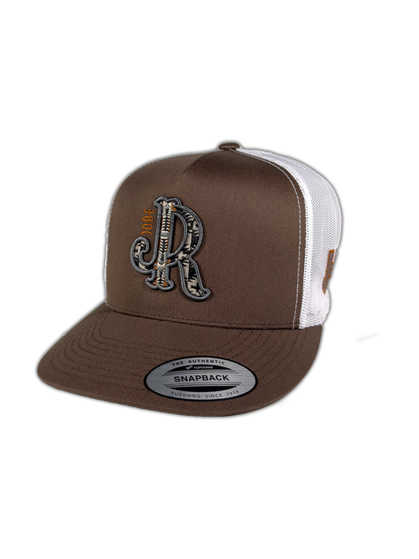 GREY/RUST AZTEC JR BROWN CAP