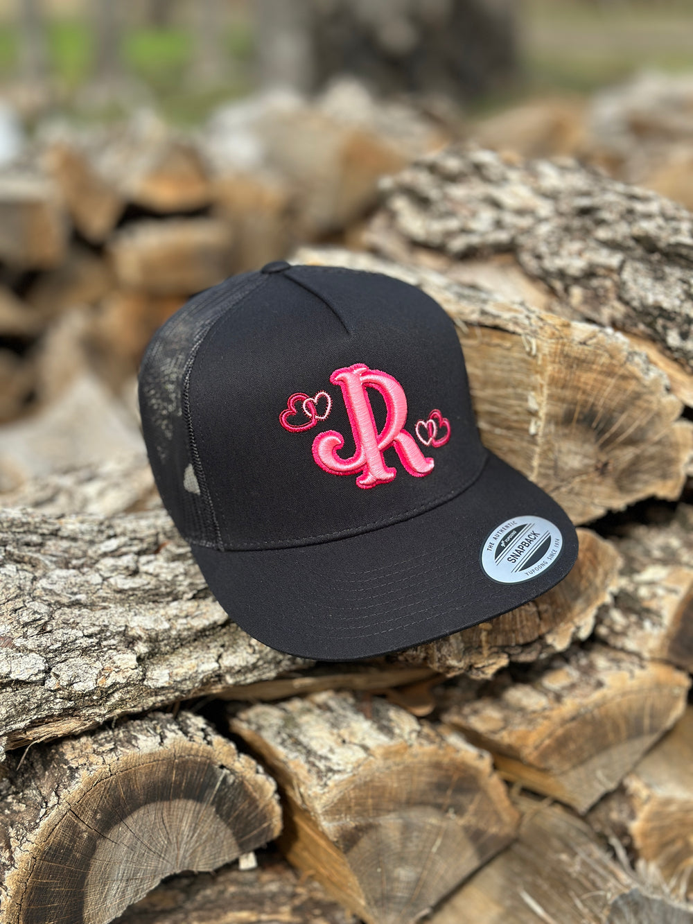 OG BLACK/ PINK VDAY CAP