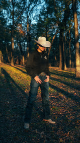 BLACK JJR QUARTER ZIP