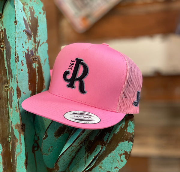 BLACK JJR PINK CAP