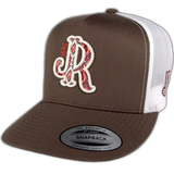CREAM/RED AZTEC JR BROWN CAP