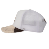 WHITE JJR COWHIDE CAP