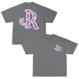 VIOLET CWPRNT LIGHT GREY T-SHIRT