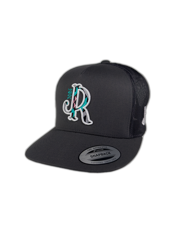 TURQUOISE AZTEC JR GREY CAP