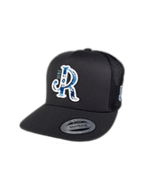 BLUE/WHITE AZTEC JR GREY CAP