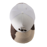 WHITE JJR COWHIDE CAP