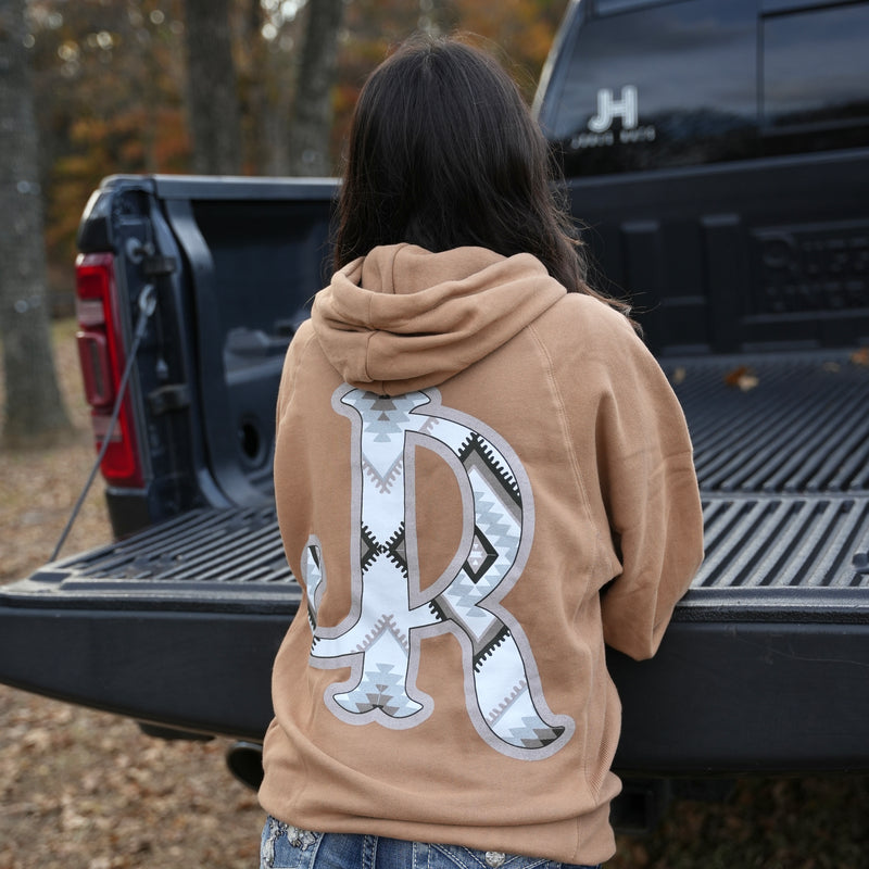 SAND AZTEC HOODIE