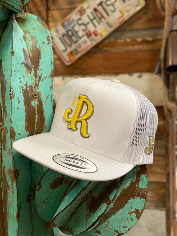 YELLOW JJR WHITE CAP