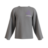 JR GREY CREWNECK