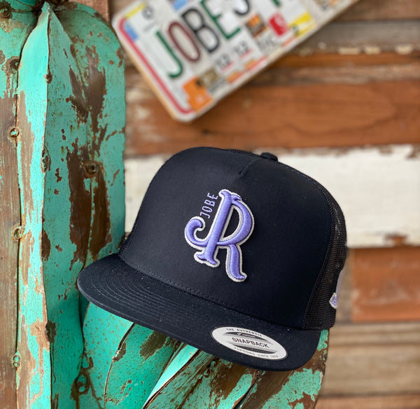 PURPLE JJR BLACK CAP