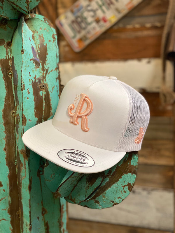 PEACH JJR WHITE CAP
