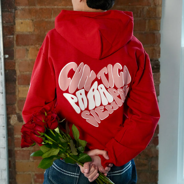 RED "CTPS" VALENTINES HOODIE