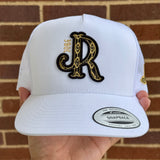 GOLD/BLACK AZTEC WHITE CAP