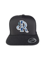 BLUE/WHITE AZTEC JR GREY CAP