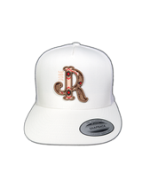 BROWN/CREAM AZTEC WHITE CAP