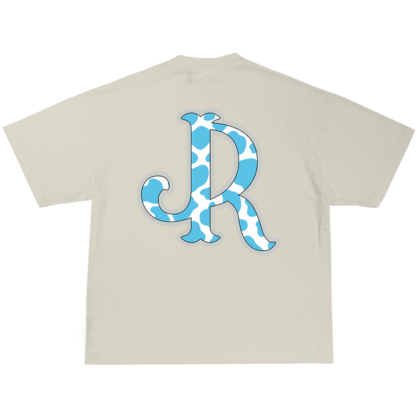 BABY BLUE CWPRNT CREAM T-SHIRT