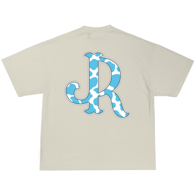 BABY BLUE CWPRNT CREAM T-SHIRT
