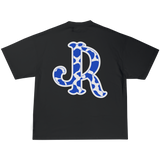 BLUE CWPRNT GREY T-SHIRT