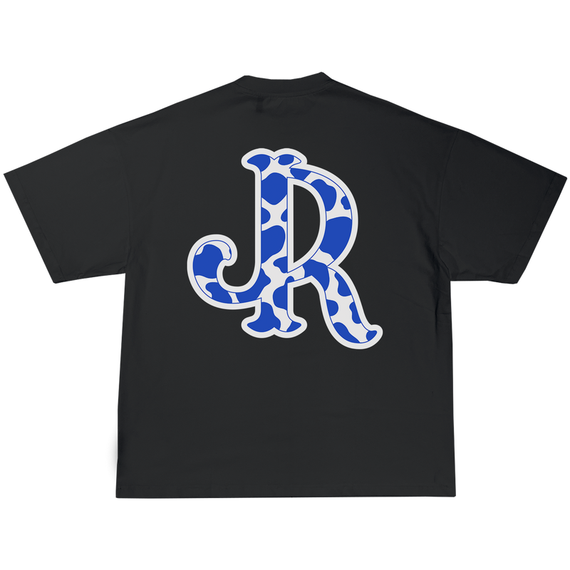 BLUE CWPRNT GREY T-SHIRT