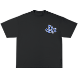 BLUE CWPRNT GREY T-SHIRT