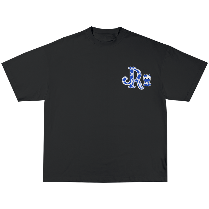 BLUE CWPRNT GREY T-SHIRT