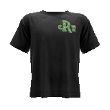 GREEN CWPRNT GREY T-SHIRT
