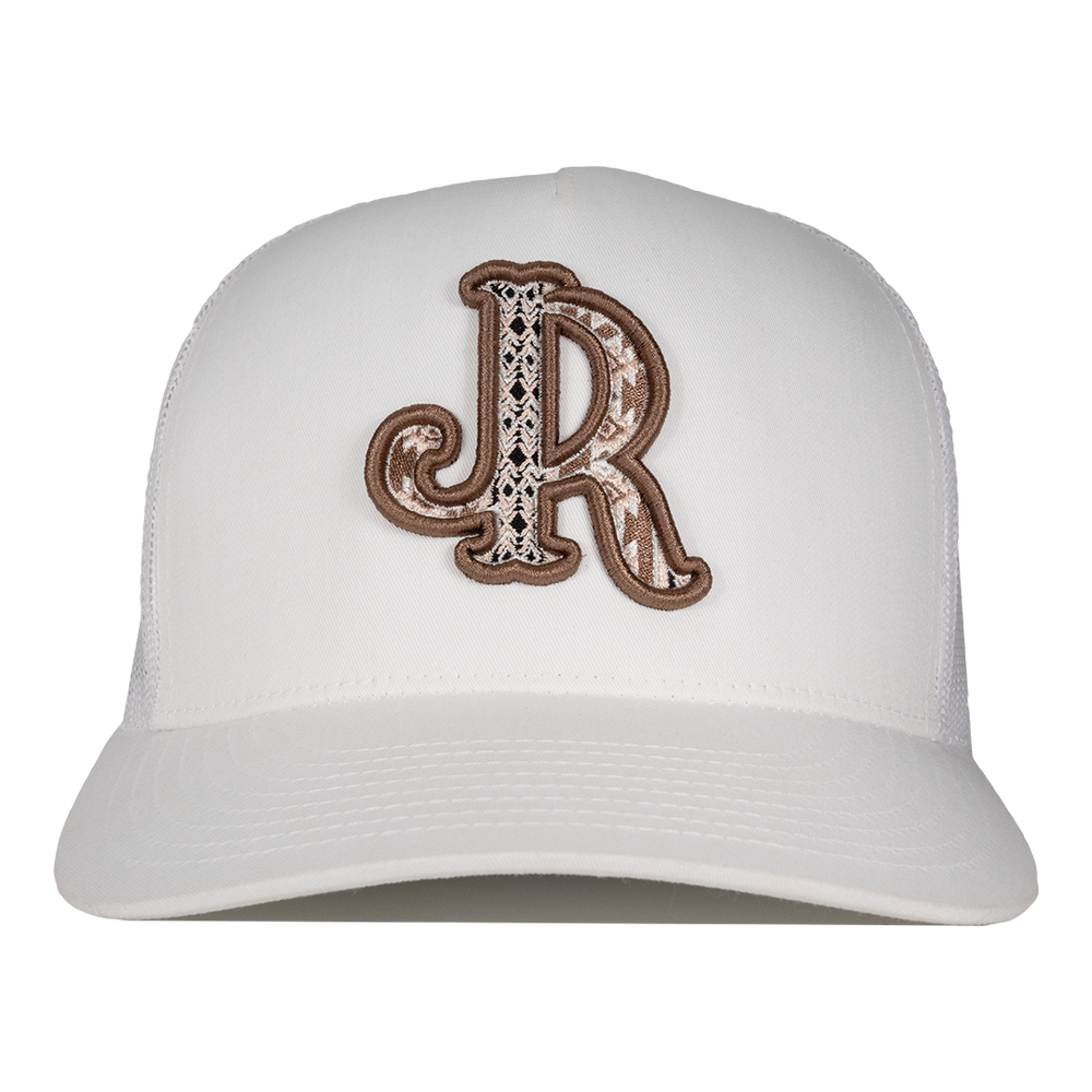BROWN AZTEC WHITE CAP