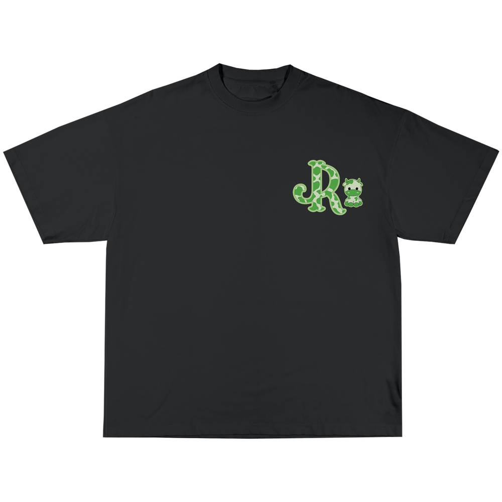 GREEN CWPRNT GREY T-SHIRT