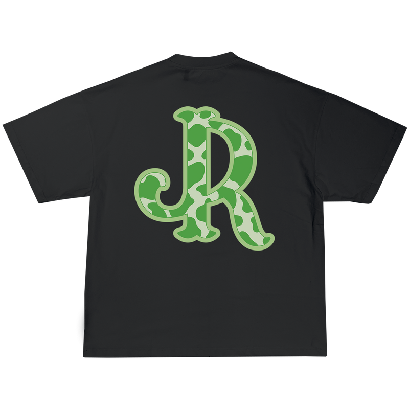 GREEN CWPRNT GREY T-SHIRT