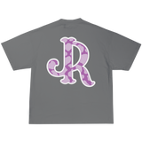 VIOLET CWPRNT LIGHT GREY T-SHIRT