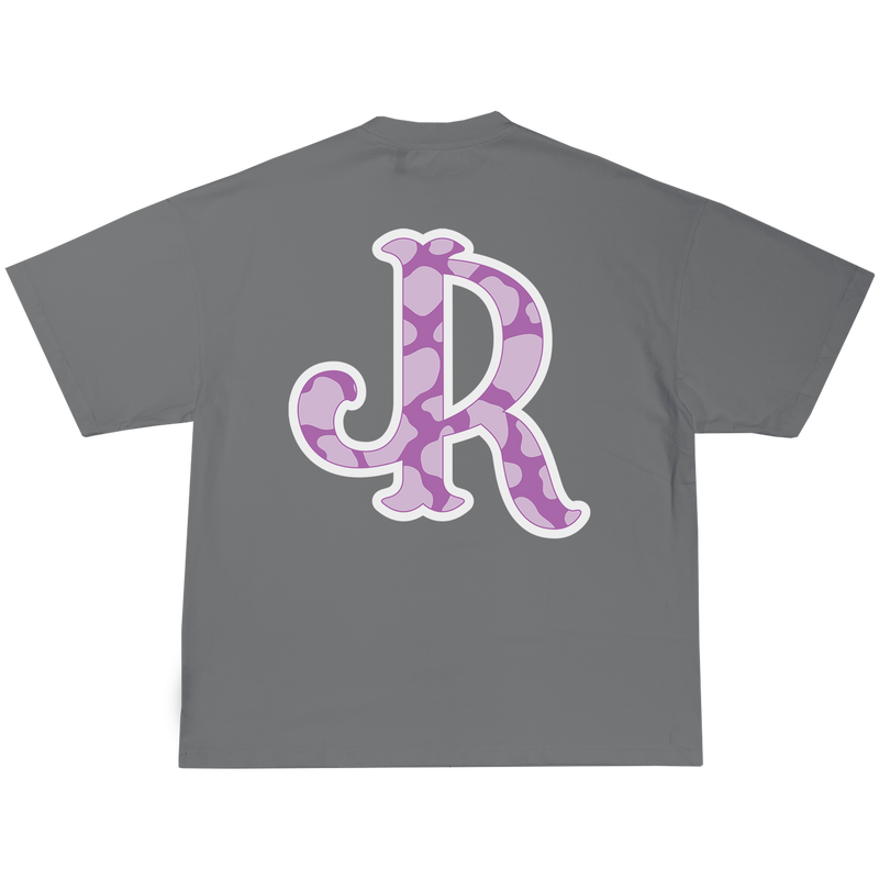 VIOLET CWPRNT LIGHT GREY T-SHIRT