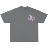 VIOLET CWPRNT LIGHT GREY T-SHIRT