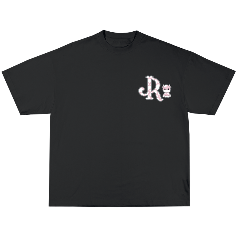 PINK CWPRNT GREY T-SHIRT