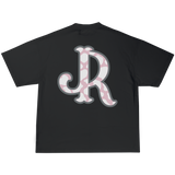 PINK CWPRNT GREY T-SHIRT