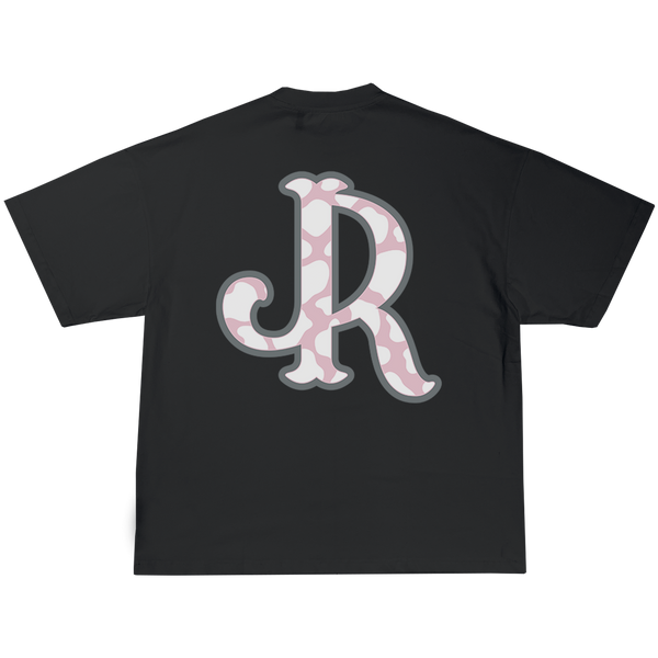 PINK CWPRNT GREY T-SHIRT
