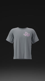 VIOLET CWPRNT LIGHT GREY T-SHIRT