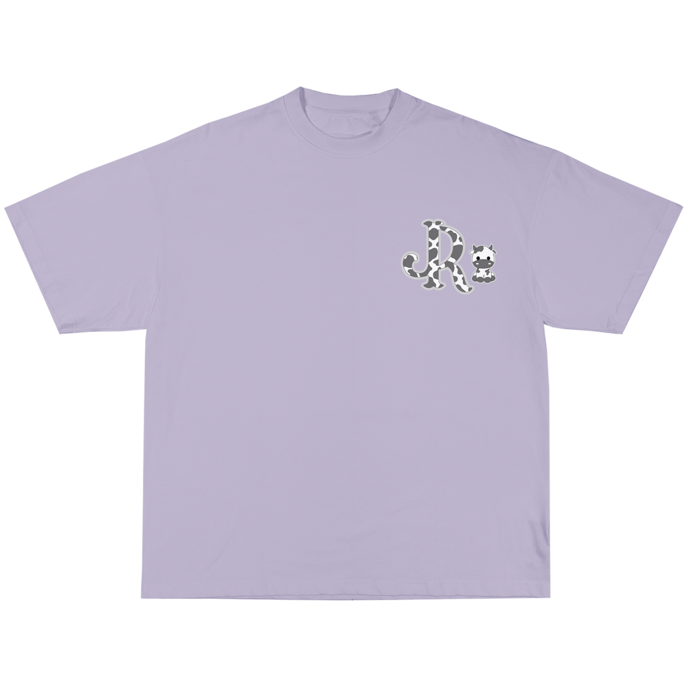 GREY CWPRNT LAVENDER T-SHIRT