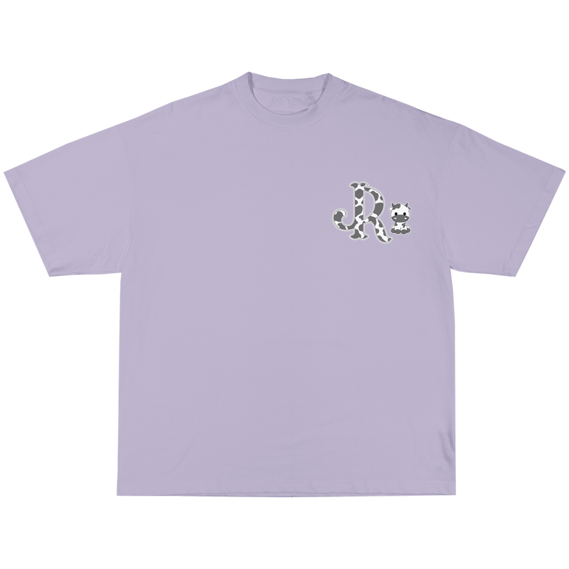 GREY CWPRNT LAVENDER T-SHIRT