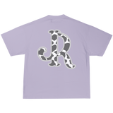 GREY CWPRNT LAVENDER T-SHIRT